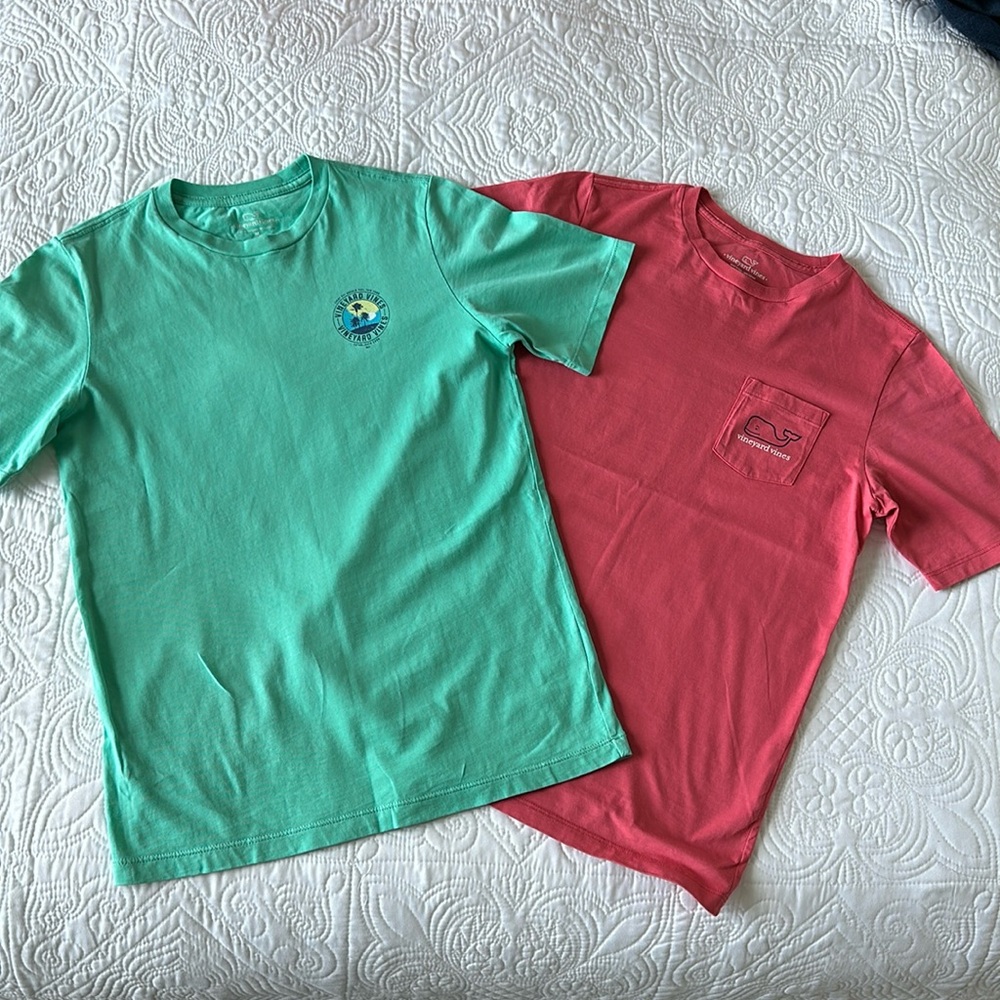 Boys Vineyard Vines T-shirts 2 - Shirts, Size M (12-14)